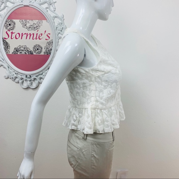 Trina Turk / White Crochet Top - Picture 4 of 8